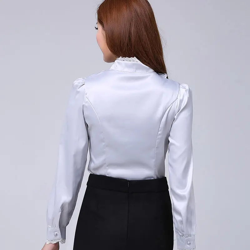 Атласная викторианская рубашка женская готическая блузка в стиле стимпанк