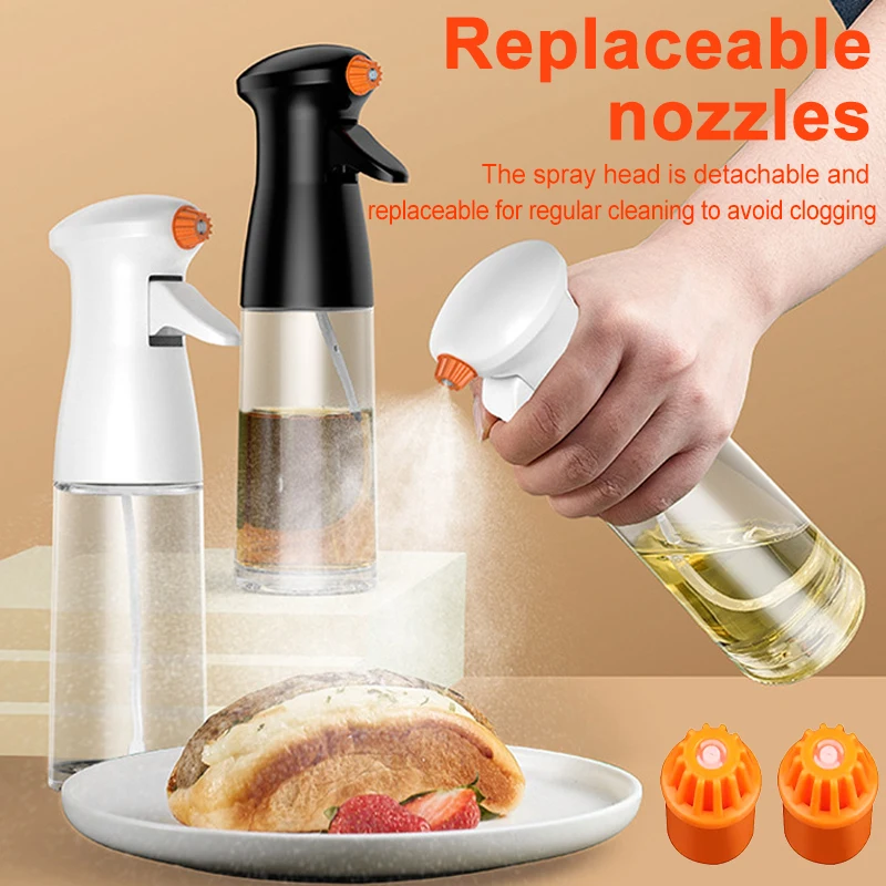 

Бутылка для оливкового масла 230 мл, кухонная бутылка с распылителем для масла, распылитель уксуса для приготовления пищи и барбекю, распылит...