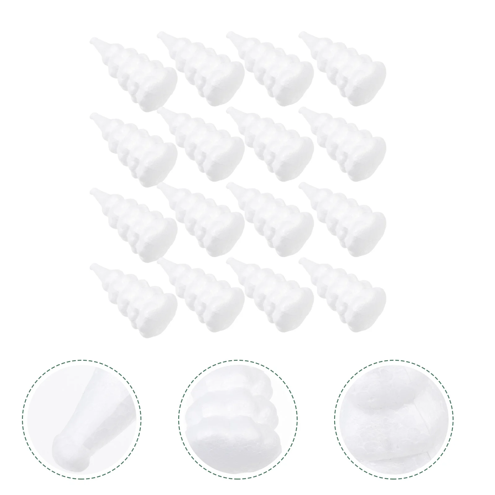 

20Pcs Xmas Trees Durable Party Fine Christmas Supplies Ornament Decor Tree Mold