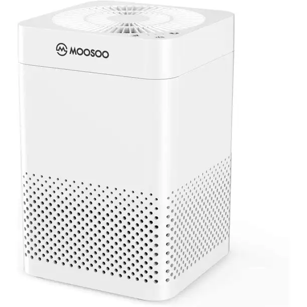

NEW Air Purifier with 3 Fan Speed, HEPA Filter, Quiet Air Purifier for 250 Sq Ft Room, White