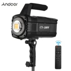 Andoer CY-100W 100 Вт COB студийный светодиодный светильник для видеосъемки лампа 3000-6000K CRI  95 для видеосъемки на открытом воздухе