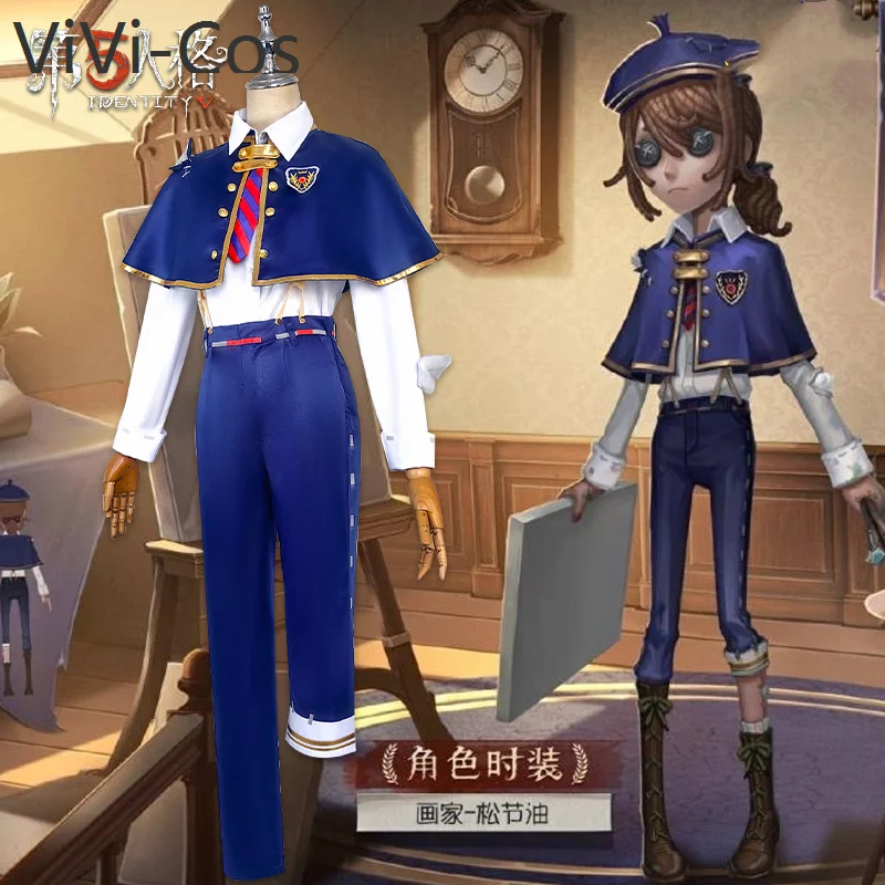 ViVi-Cos Identity V Эдгар Вальден Художник Косплей Костюм Cos Game Аниме Вечеринка Униформа