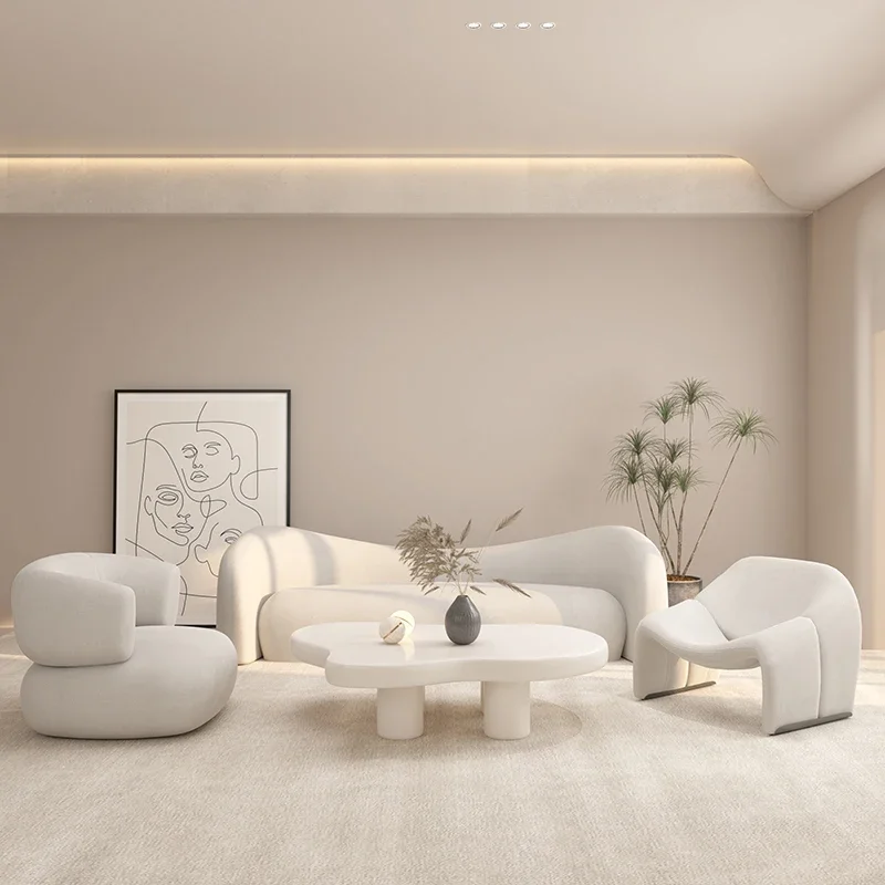 Скандинавские красивые диваны для гостиной современный минималистичный ленивый