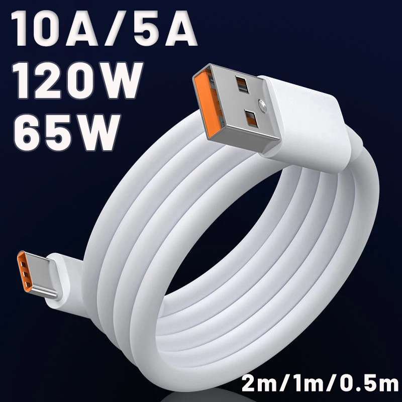

2/1/0.5m Type C USB Cable Super Fast Charge Cable For Huawei Xiaomi Samsung OPPO Quick Charge USB C Cables Data Cord