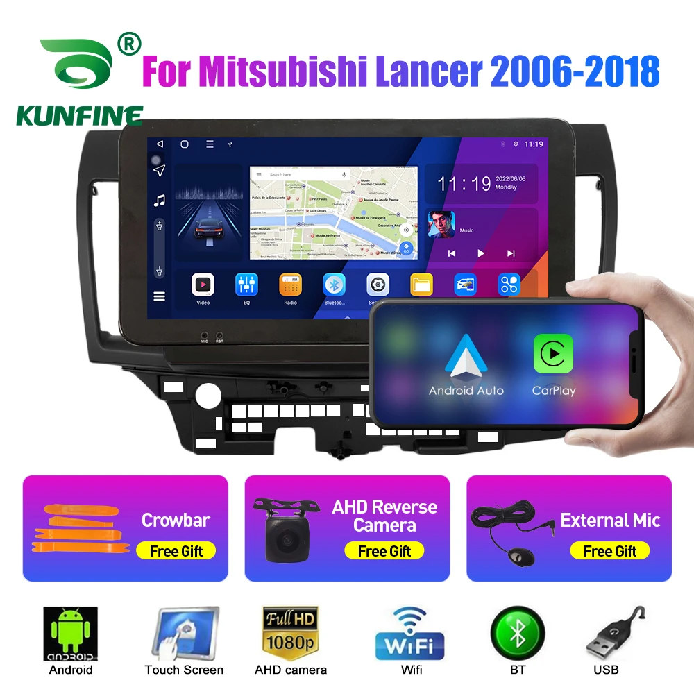 

10.33 Inch Car Radio For Mitsubishi Lancer 2Din Android Octa Core Car Stereo DVD GPS Navigation Player QLED Screen Carplay