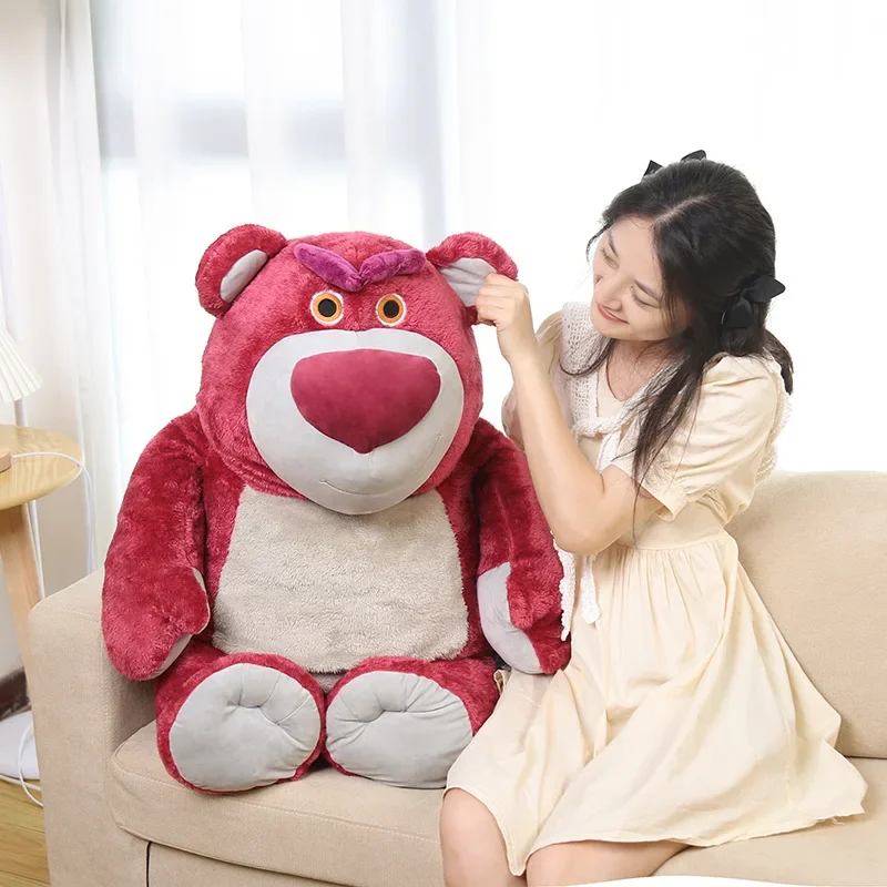 

Disney Toy Story 3 Lotso Kawaii Strawberry Bear Stuffed Toys Cartoon&Cute The Bear Plush Dolls Birthday Gift For Kids Girlfriend