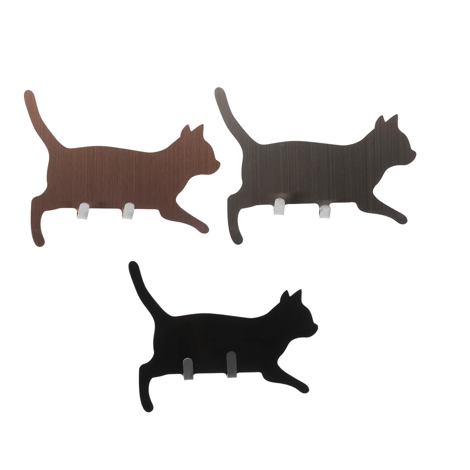 

Hook Hooks Wall Key Coat Cat Antlers Decorative Storage Tail Rack Bath Hanger Creative Holder Cloth Stainless Towel Steel Antler