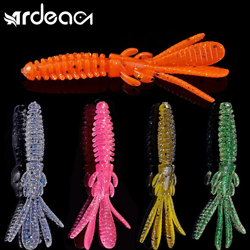 

Ardea Craw Soft Lure 64mm/2g 12pcs Shrimp Worm Silicone Fishing Bait Jigging Wobblers Swimbait Artificial Larva Bass Carp Tackle