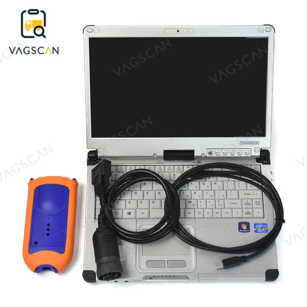 

CF C2 Laptop For Service EDL v2 Advisor Electronic Data Link for JD Construction agriculture Tractor Truck diagnostic tool