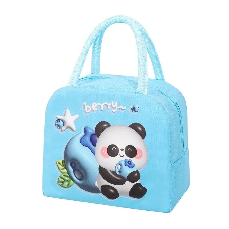 Ланч-бокс для девочек Мультяшные мешки обеда детей студентов Портативная сумка