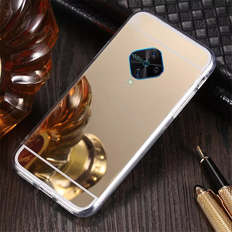 

Makeup TPU Mirror Case For Vivo Y11S Y12S Y15 Y17 Y19 V17 Russia Silicone Cover Vivo Y31 V17 NEO Y91C Y20i Y20S Y30 Y50 Bumper