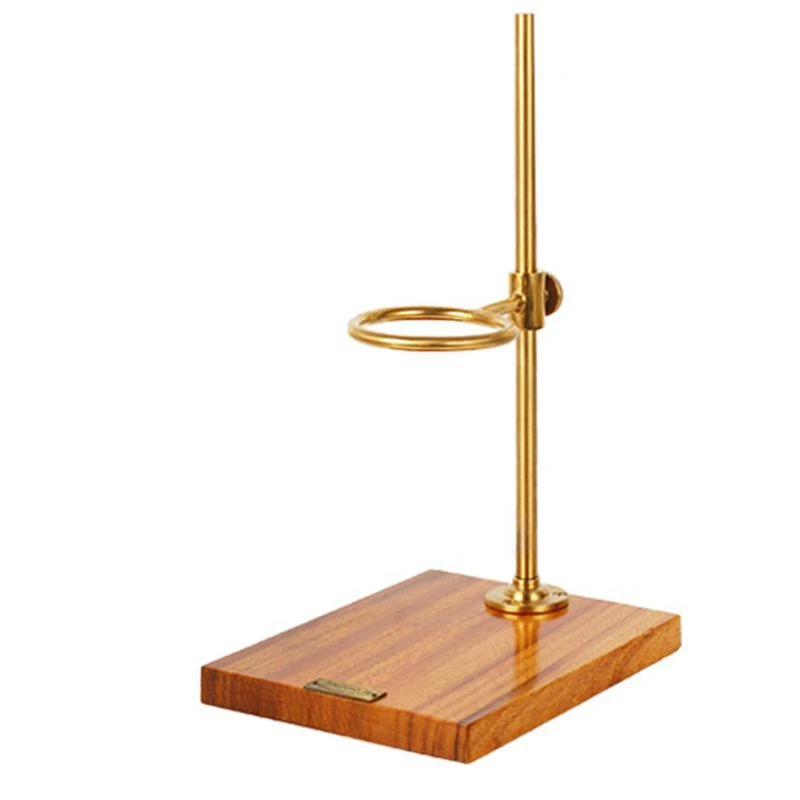 

Koonan Pour Over Coffee Maker Stand With Wooden Base Adjustable Height Rack Dripper Filter Holder For Manual Brewing