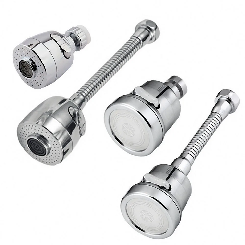 

360 Rotating Kitchen Faucet Extender High Pressure Faucet Aerator Water Saving Tap Nozzle Adapter Shower Faucet Sink Accessories