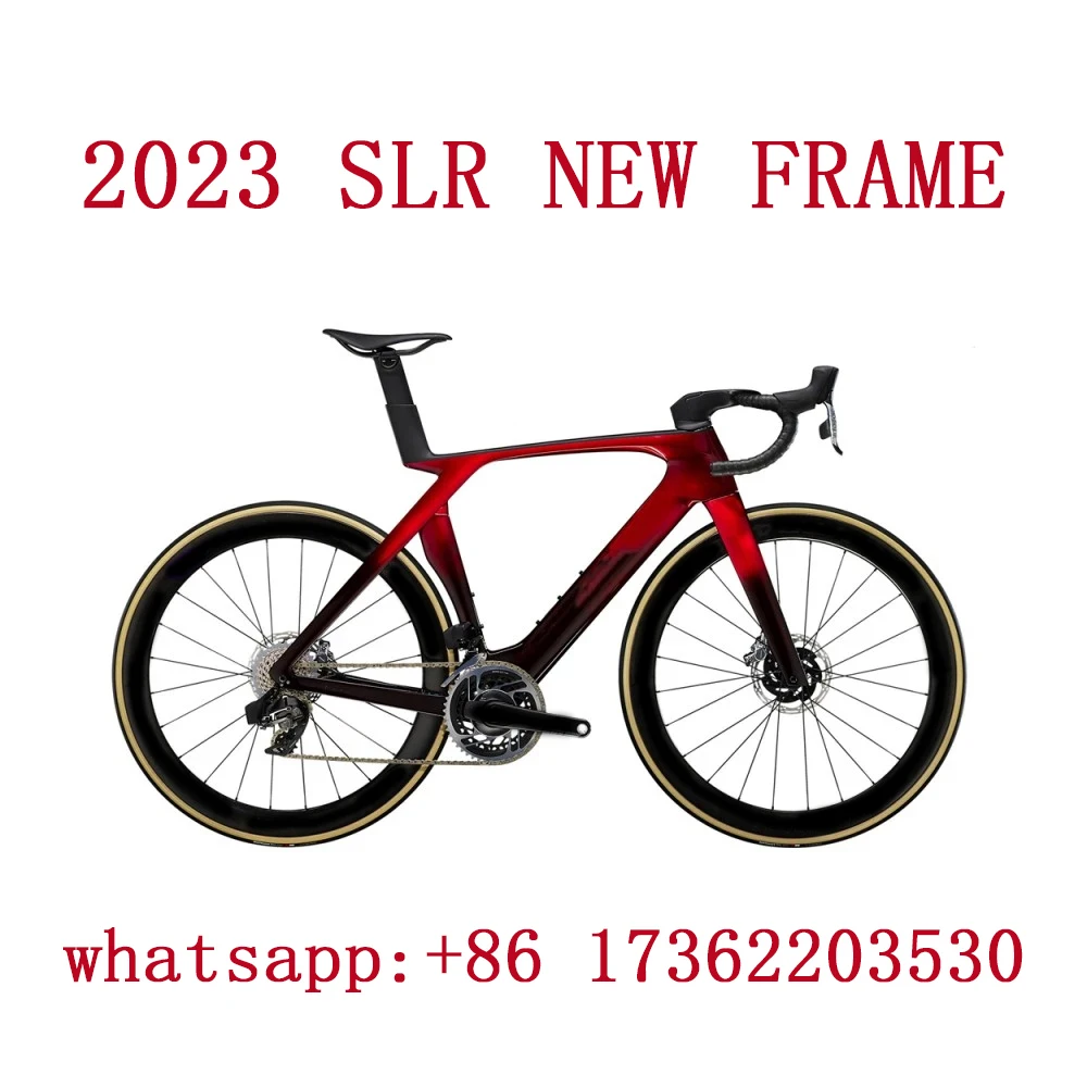 

2023 SLR AXS углеродный дорожный цельный велосипед, дорожный велосипед, полный велосипедный дисковый тормоз с групповым комплектом, велосипед с пользовательским логотипом DPD XDB UPS Ship