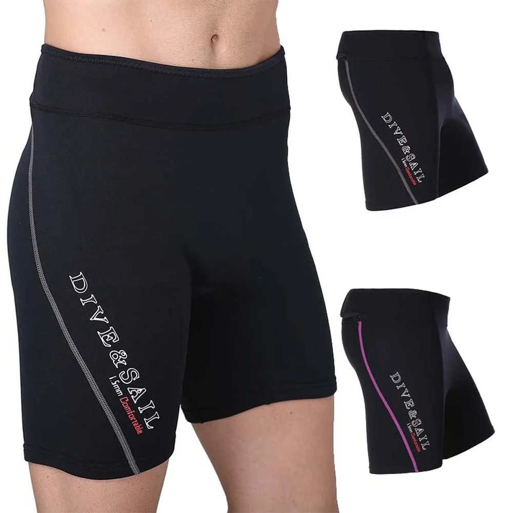

1.5mm NEOPRENE mens Womens. Stretch Diving Shorts. Gray/Purple Short swimming Trousers for Couples Surfing Wetsuits Short Pants!