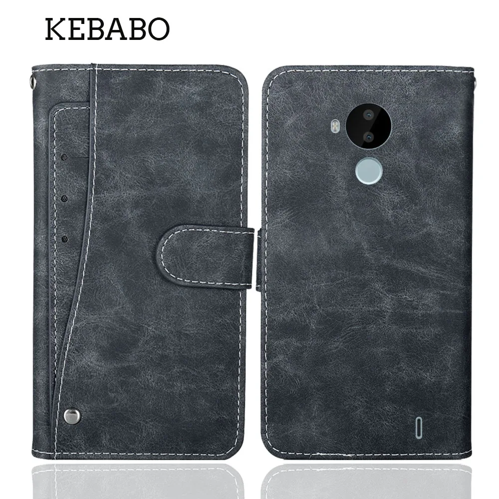 Кожаный чехол-кошелек для Nokia C30 модный роскошный флип-чехол 6 82 дюйма с