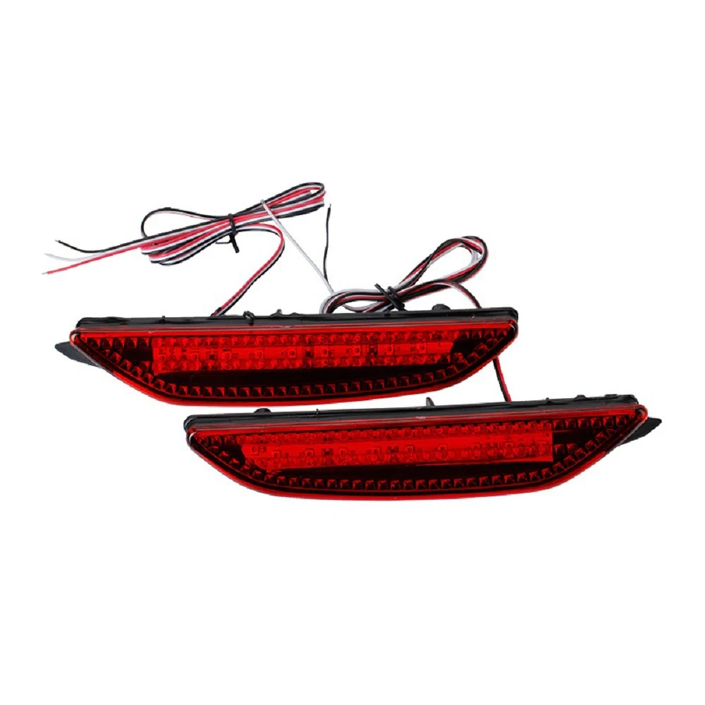 

1 Pair LED Car Rear Bumper Reflector Light Tail Brake Stop Warning Lamp for Kia Rio K2 Sedan 2011-2014 Car Accessories