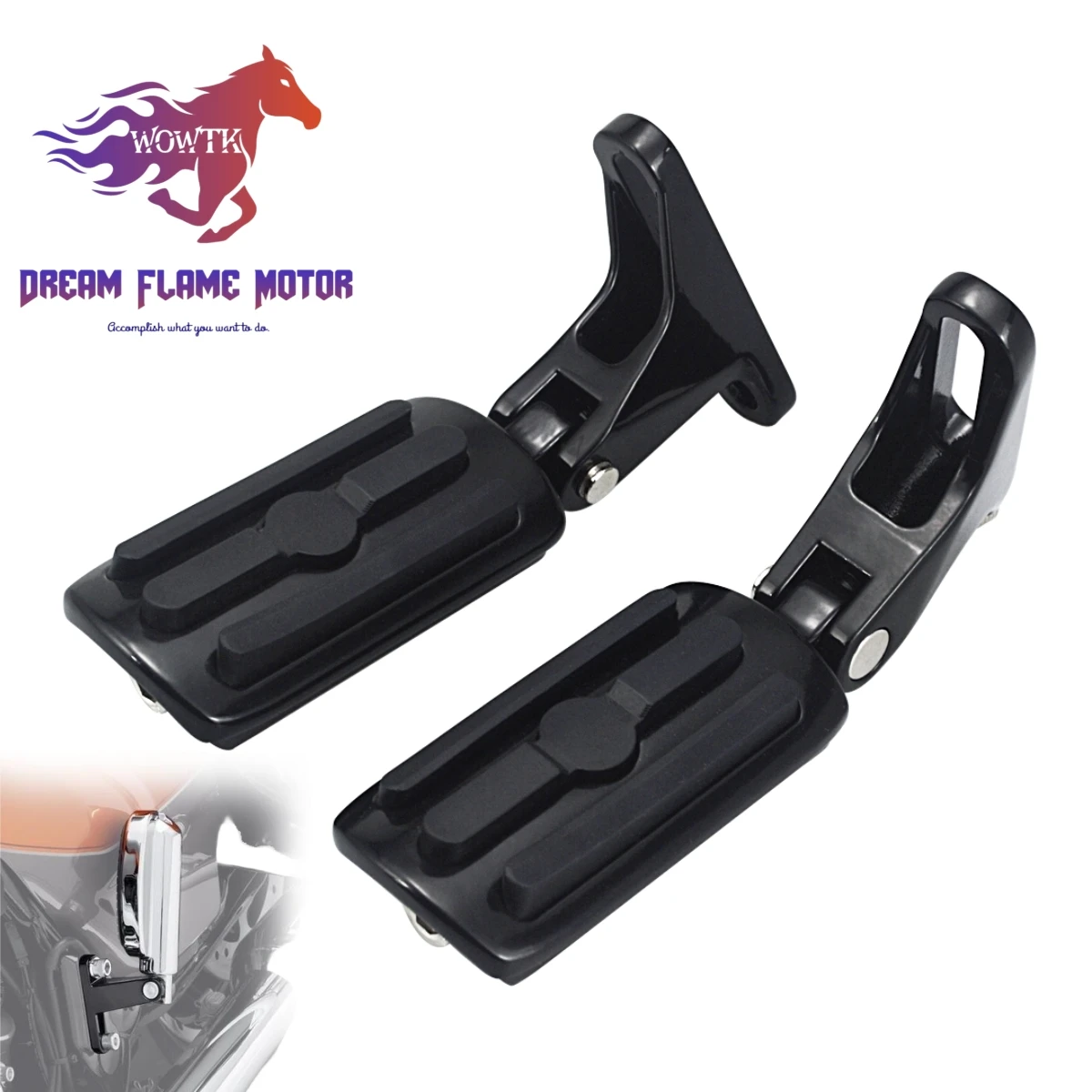 Высококачественная подставка для ног пассажирского мотоцикла из цинкового