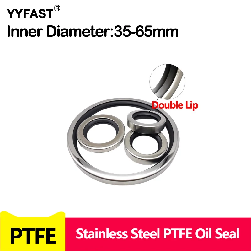 Скелетонированное сальник из нержавеющей стали из ПТФЭ для воздушного компрессора