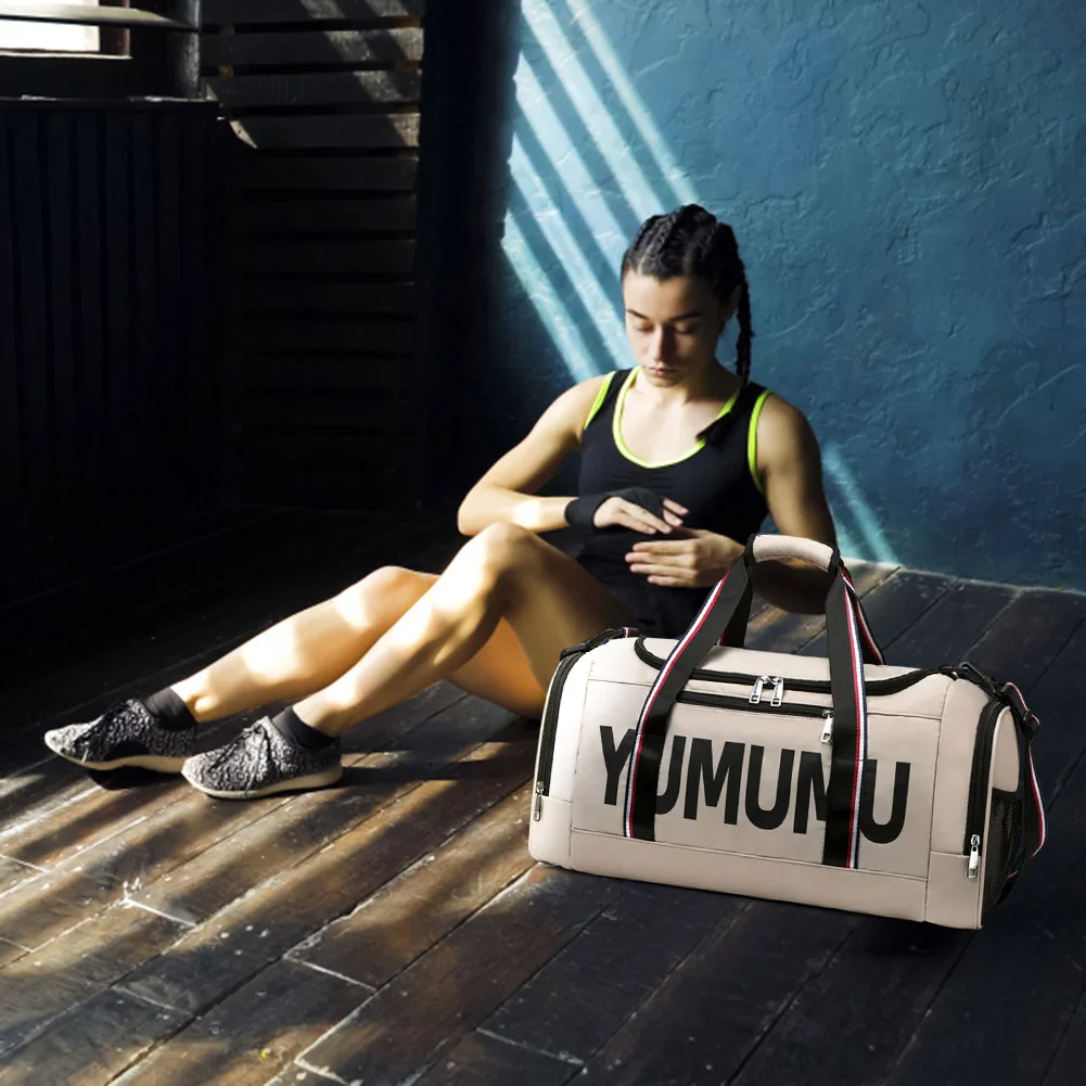 

Оксфордская сумка для фитнеса, вместительный спортивный рюкзак с отделением для обуви, многофункциональный износостойкий легкий для мужчи...