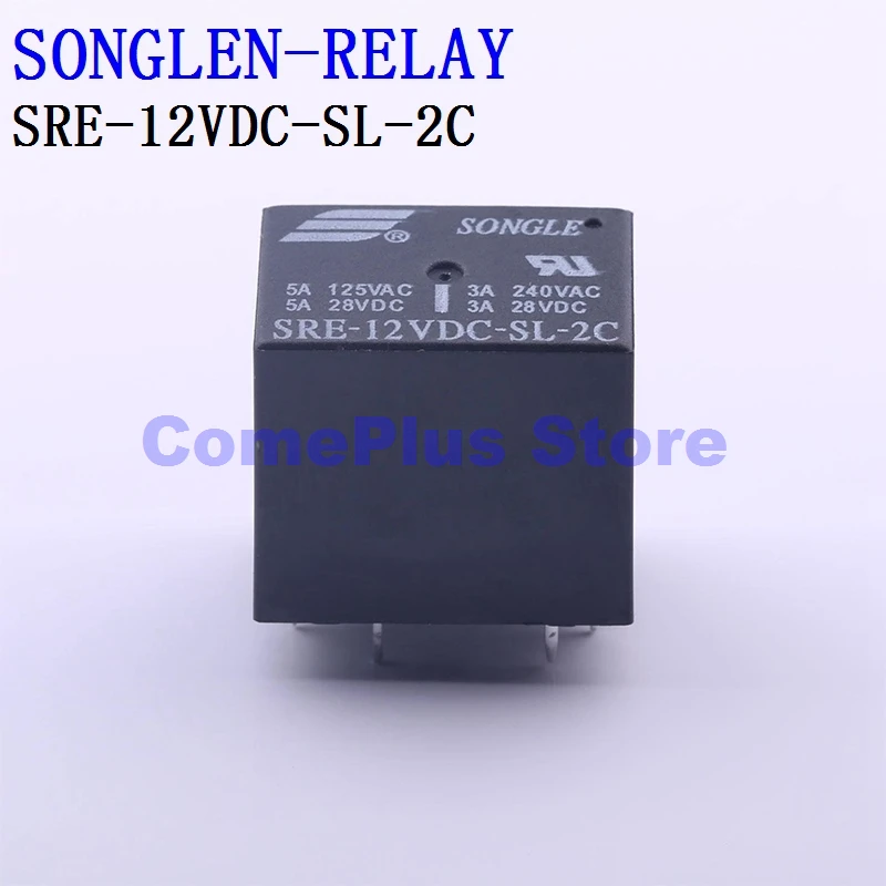 

5PCS/50PCS SRE-12VDC-SL-2C SRU-12VDC-SL-C SONGLEN RELAY Power Relays