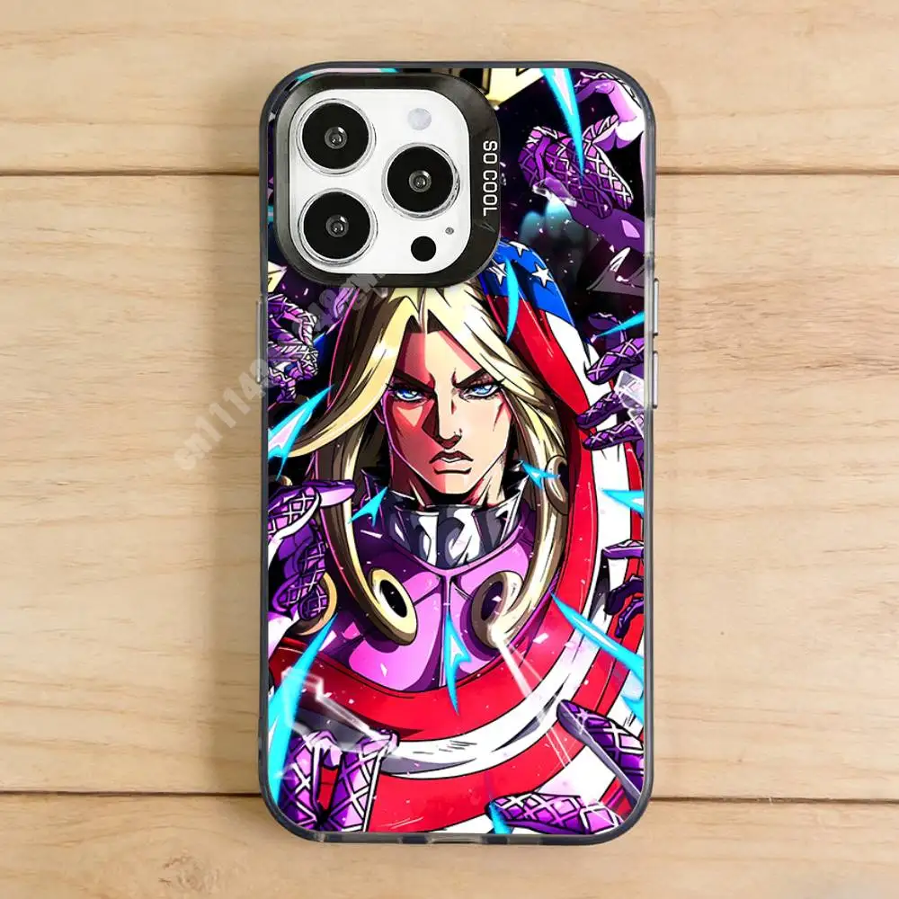 Фото Чехол для телефона J-JoJo Part7 S-Steel B-Ball Run для iPhone 17 16 Pro Plus 15 14 13 Max Mini 12 11 X XS с защитным бампером Air Shield №5