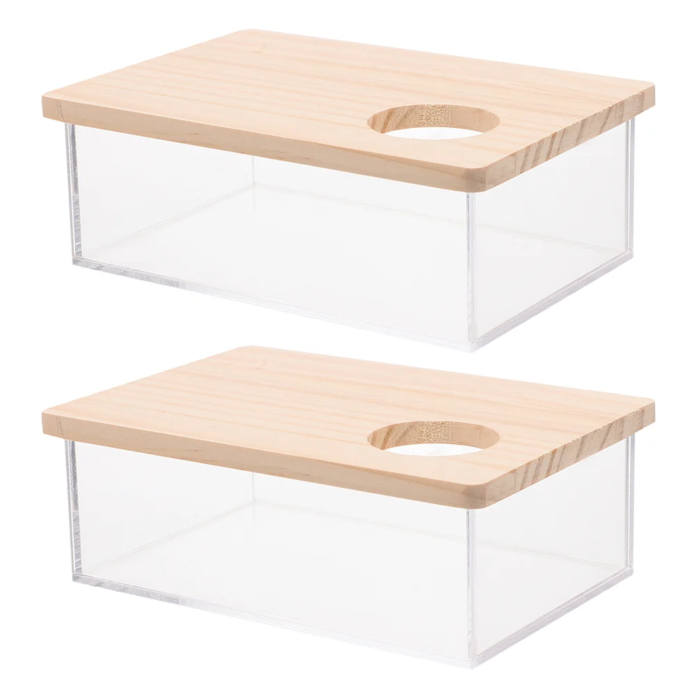 

Hamster Bath Sand Bathtub Bathroom Small Box House Pet Hideout Chinchilla Rat Toilet Container Animal Hut Bedroom Dry Case Daily