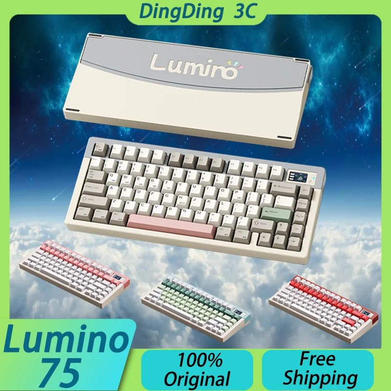 Клавиатура Luminkey Lumino75 Беспроводная Механическая с поддержкой Bluetooth и низкой
