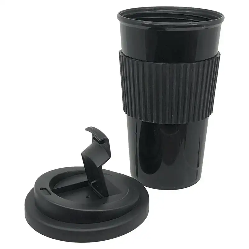 

18oz Blue Essence On-the-Go Travel Cup with Ribbed Soft Grip and Twist Off Lid - Perfect for Everyday Use, Long Journeys or as a