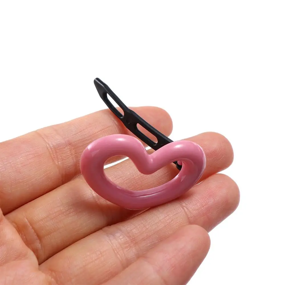 1 шт. розовый сплав заколка Любовь зажим для очищения лица полые головные уборы