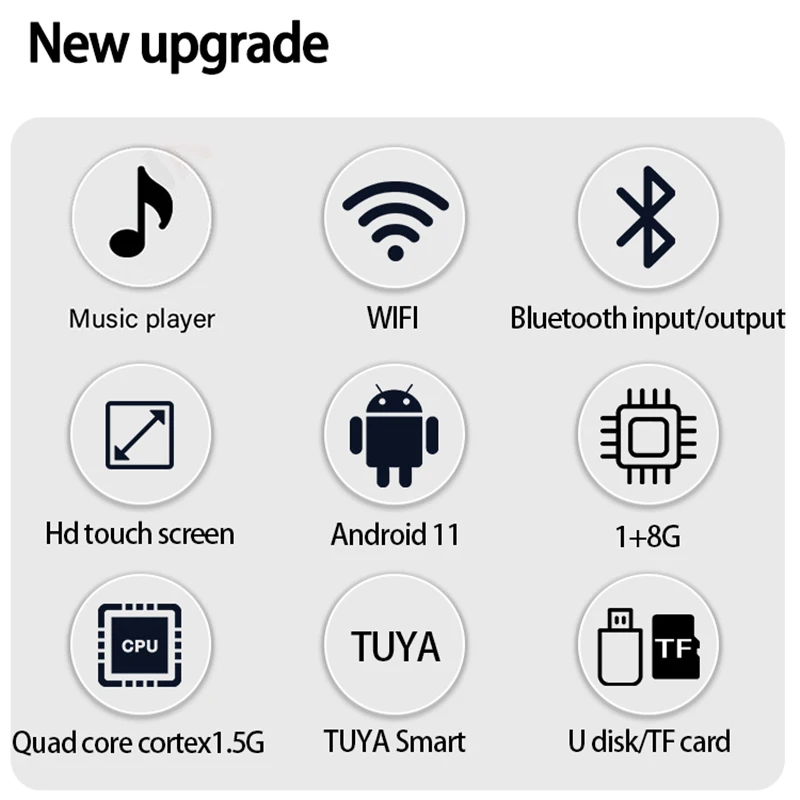 Умная аудиосистема TUYA для дома, настенный усилитель звука, система Android 11, Bluetooth, Wi-Fi, усилитель со стереопотолочным динамиком, комплект для отеля (art.: 3920cdd37751a) - 3920cdd37751a