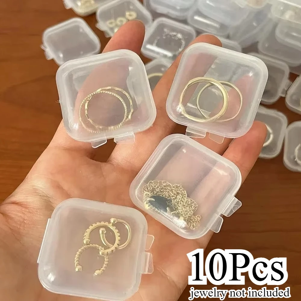 

Набор из 10 прозрачных контейнеров для ювелирных изделий