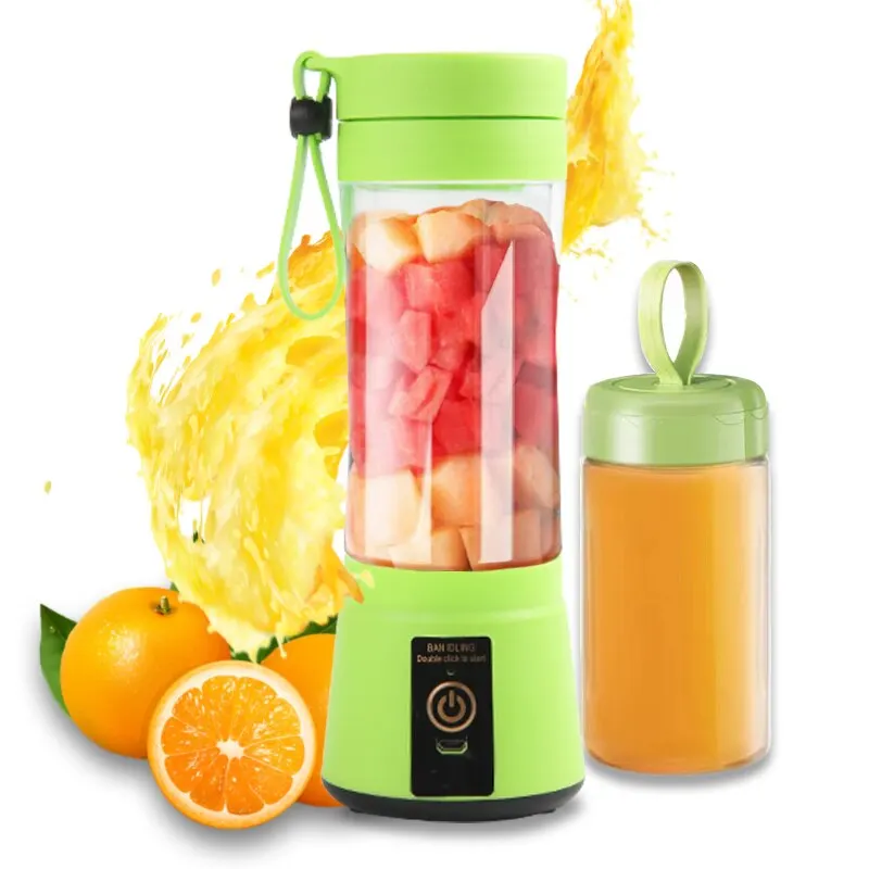Compact USB Electric Mini Blender with 6 Blades for Portable Fruit Juice Making in Summer, Ideal for Home and Kitchen Use Compact USB Electric Mini Blender with 6 Blades for Portable Fruit Juice Making in Summer, Ideal for Home and Kitchen Use