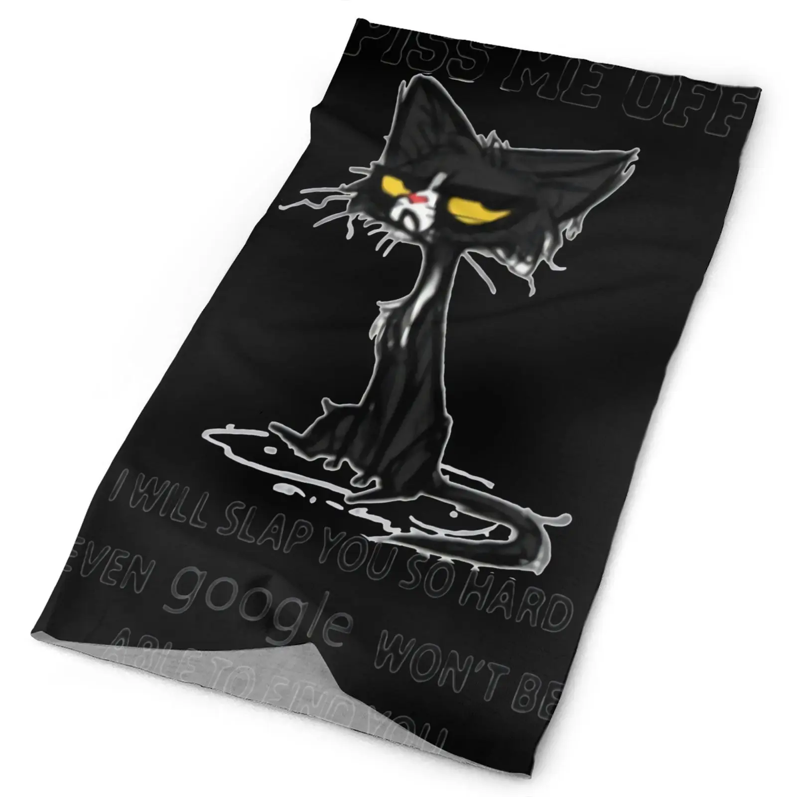 

Piss Me Off I Will Slap 3549 Men's Bandana For Snowboard Hunting Snowboard Scarf Skimask Mask Scarf Women Tactical Accessories