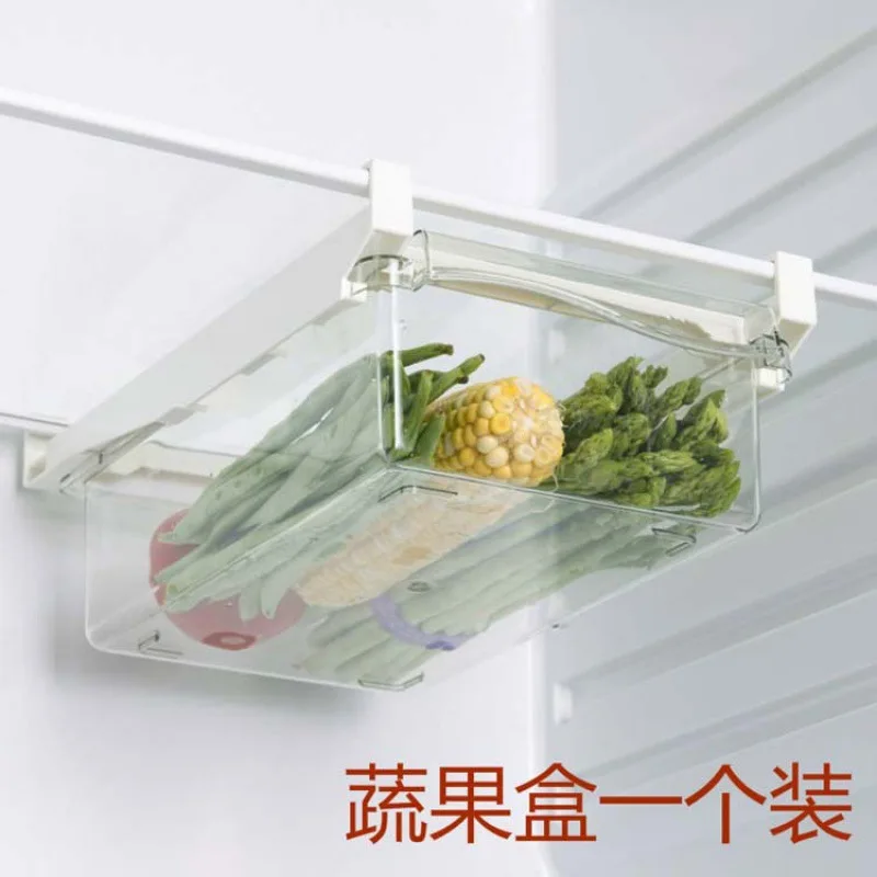 Кухонный ящик для хранения фруктов яиц пластиковый прозрачный стеллаж под