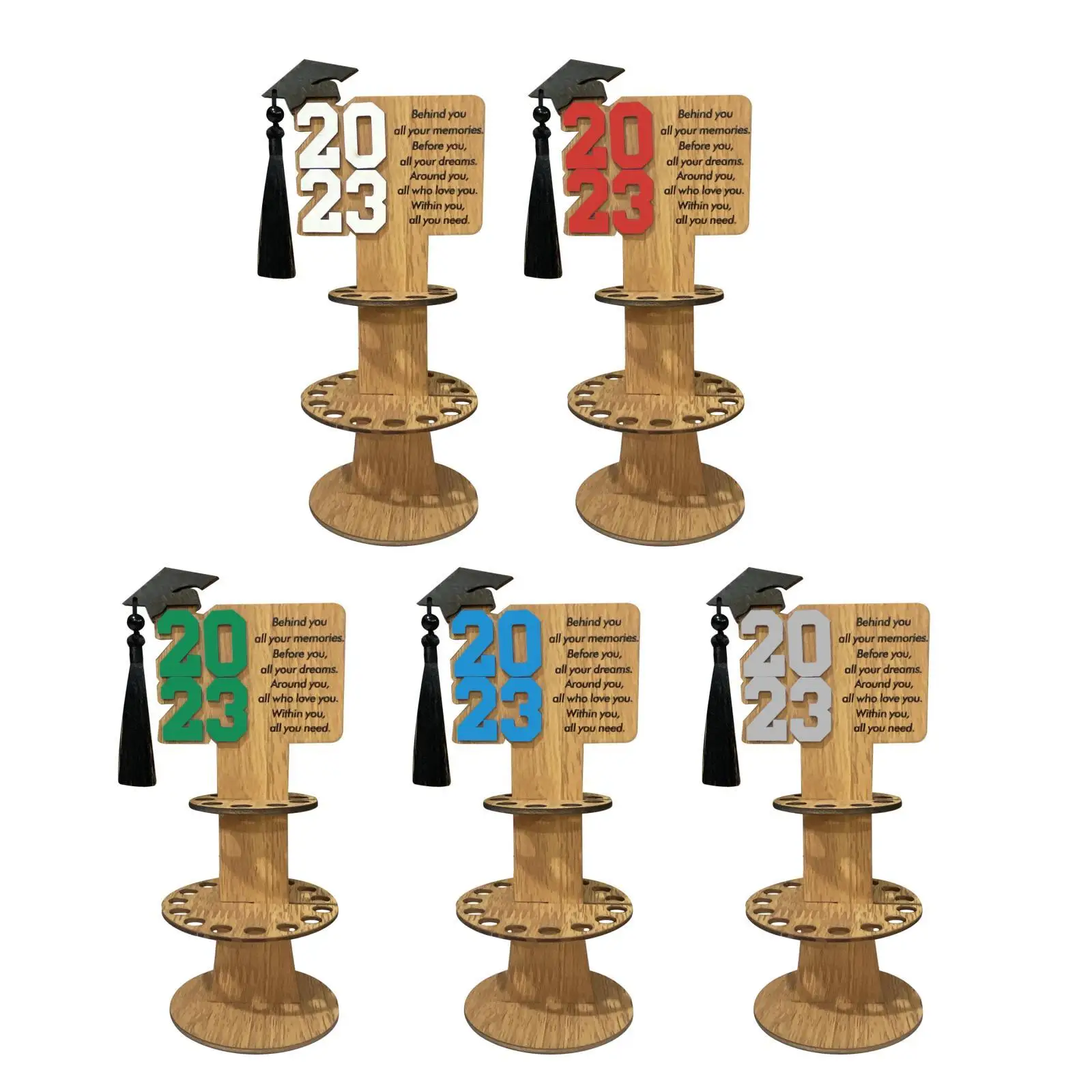 

Держатель для денег, держатель для наличных 2023, деревянная настольная подставка для банкнот, украшение для вечеринки, дня рождения