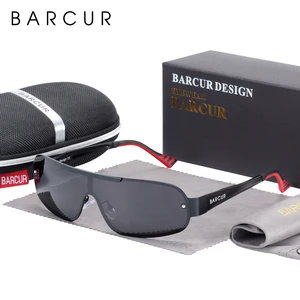BARCUR Aluminum Magnesium Men's Sunglasses Pilot Driving Narrow Polarized Lens Man Sun Glass Women G in India