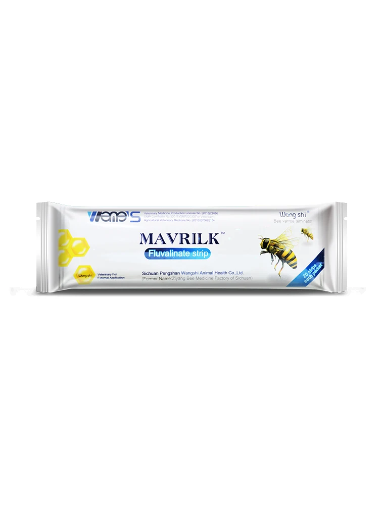Wangshi Mavrilk 20 полосок флювалинат полоски для пчеловодства Varroa лечение пчеловодства товары для пчеловодства