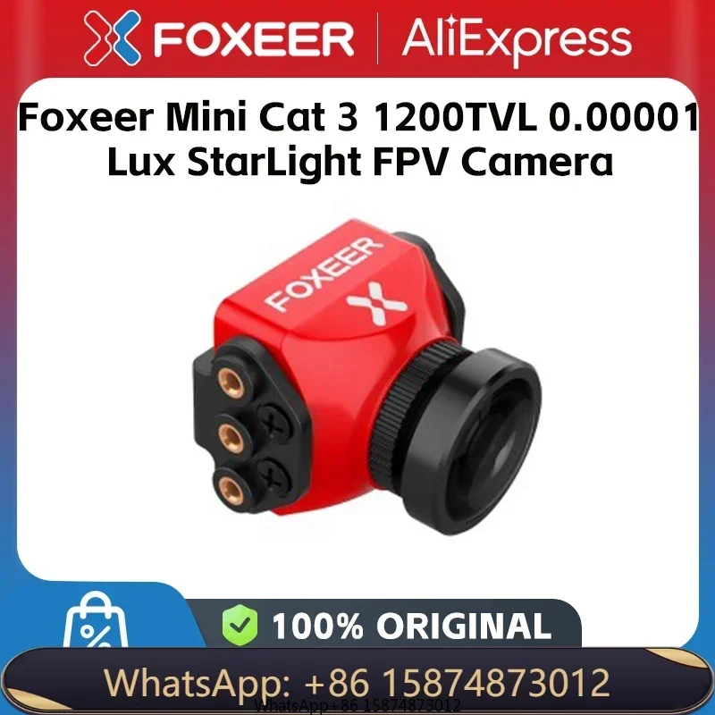 Foxeer Cat3 Mini/Micro Night Fli ght 1200TVL StarLight FPV камера era 0 0001lux 1/3 ''датчик 16:9 4:3 P/N