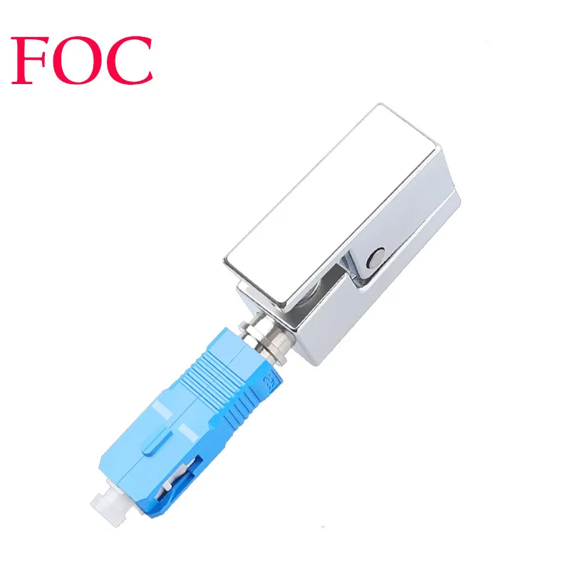 

10Pcs Fiber Optic Adapter SC Square Type Bare Fiber Adapter Optical Fibre Coupler(SC/UPC)
