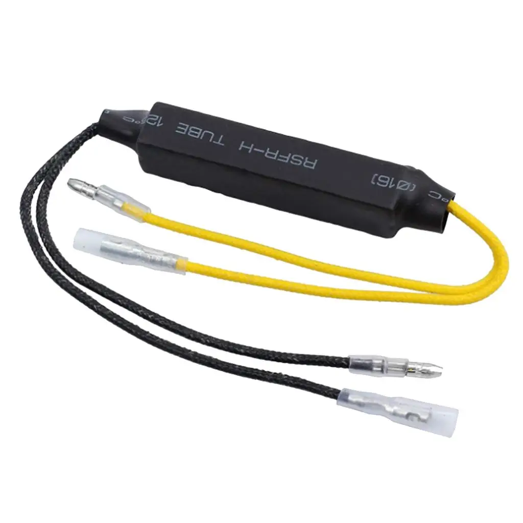 

Motorcycle Bike Electronic LED Turn Signal Bulb Flasher Relay Resistor 26ohm