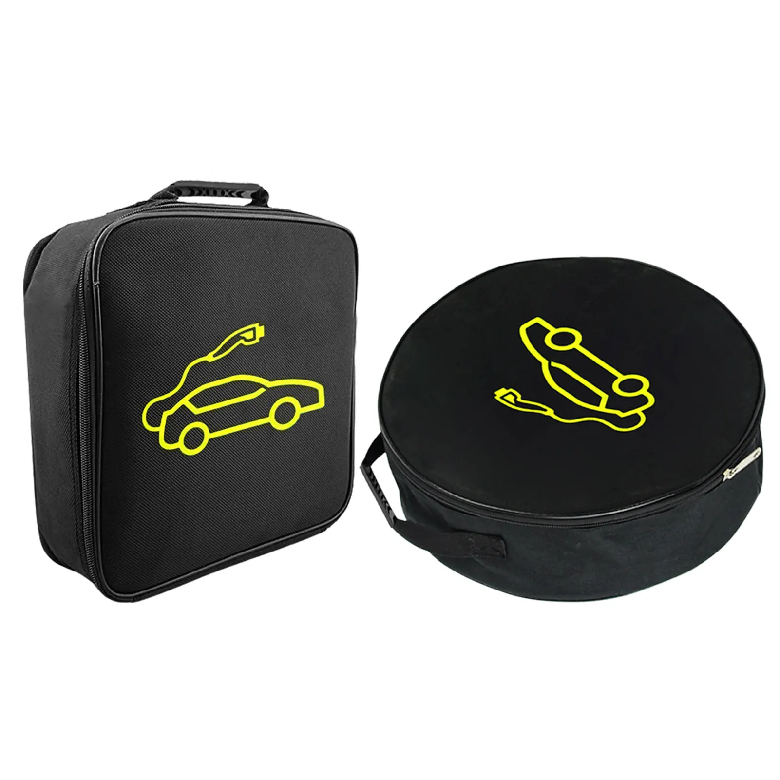 

Car Charging Cable Storage Bag Jumper Carry Bag For Electric Vehicle Charger Plugs Sockets Charging Equipment Container Storage