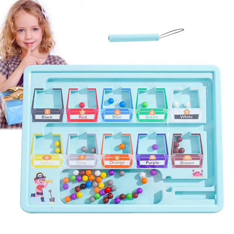 

Colour Sorting Toys Sturdy Montessori Toys For Early Education Color Matching Learning Puzzle Board Multifunctional Early