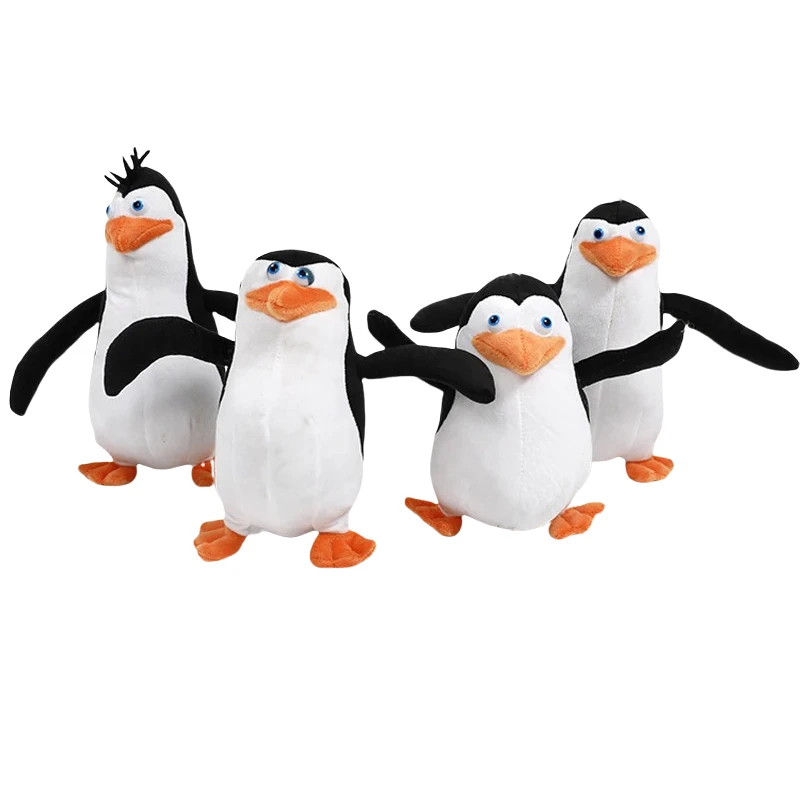 Мадагаскарские плюшевые игрушки пингвины мягкие хлопковые идеальные подарки