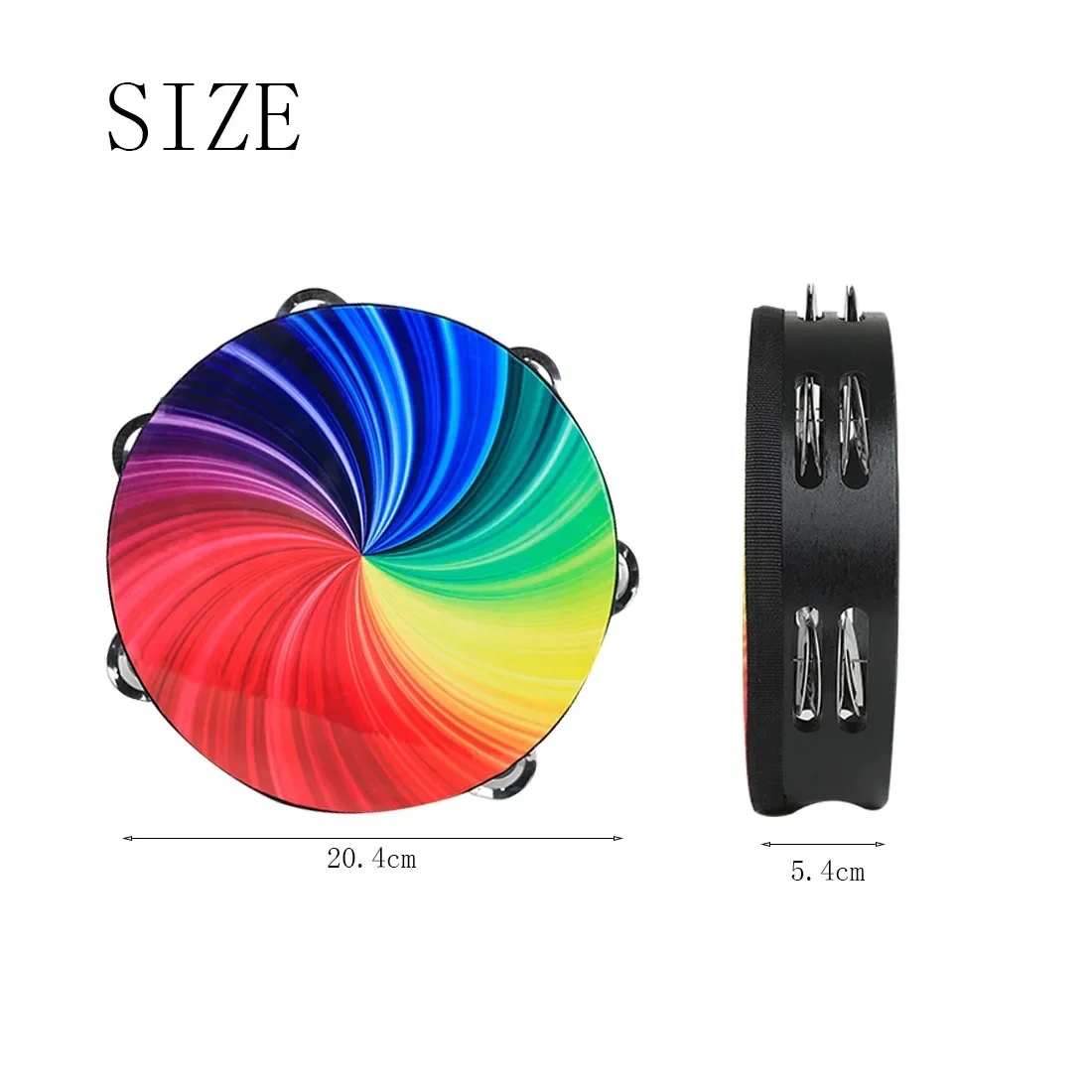 M MBAT 8-дюймовый бубен ручной барабан музыкальный инструмент музыкальные барабаны