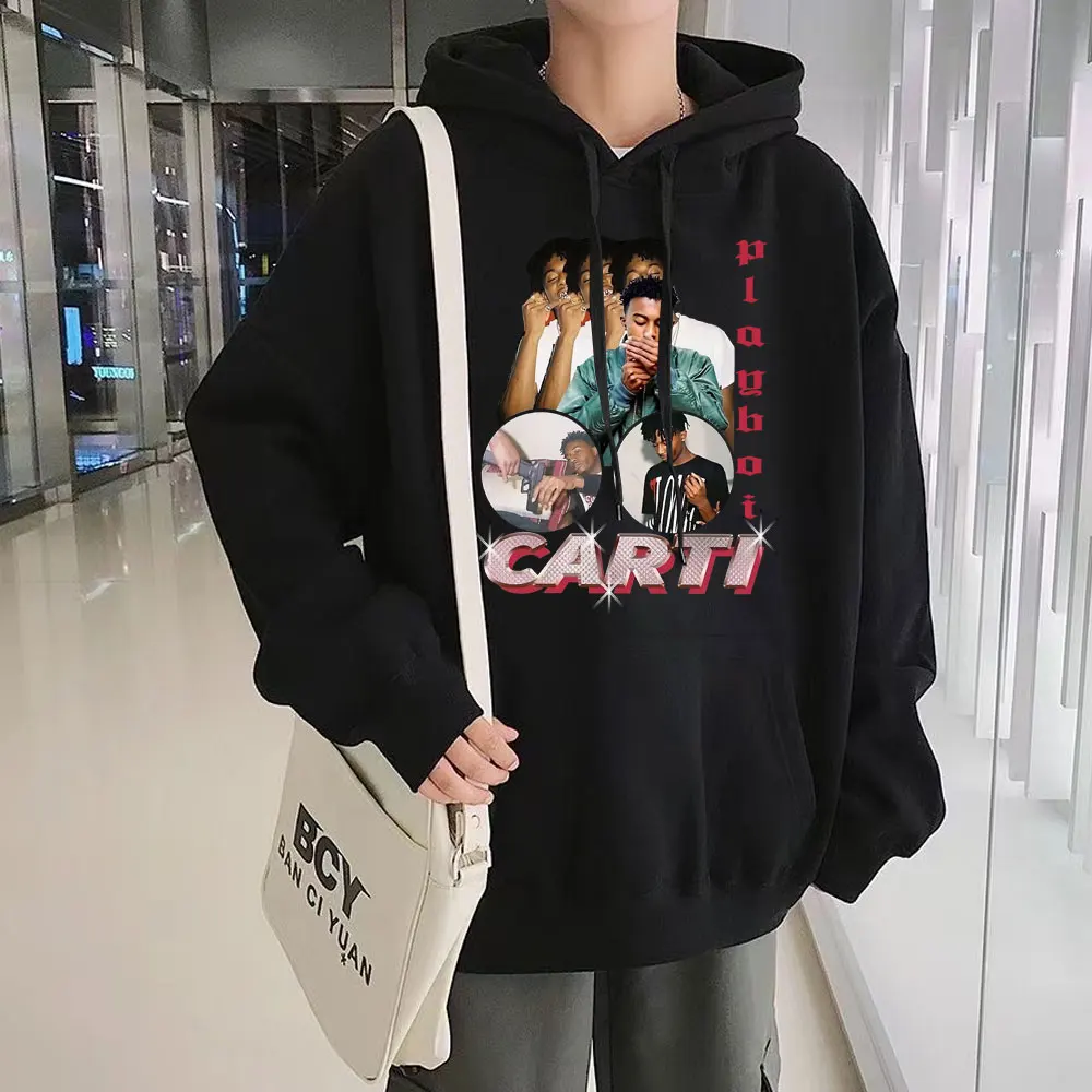 

Rapper Playboi Carti Graphic Hoodie Men Women Hip Hop Vintage Sweatshirt Hoodies Oversized Tracksuit Casual Fashion Streetwear