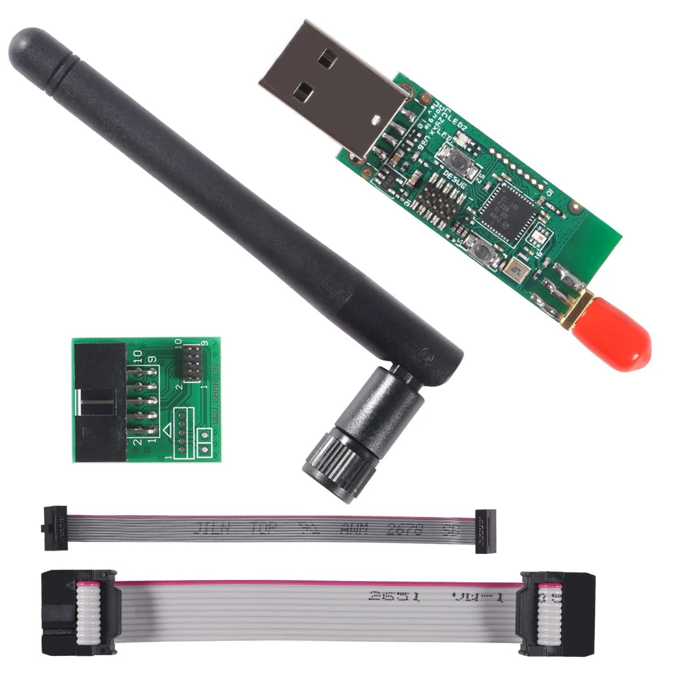 

Эмулятор CC2531 Zigbee, USB-программатор CC2540 CC2531 Sniffer с антенной, разъем для модуля Bluetooth, кабель для загрузки
