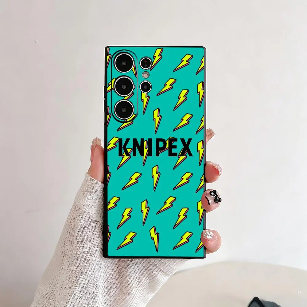 Фото Чехол для телефона Knipex с крутым дизайном и узором для Samsung Galaxy S26 S25 S24 S23 S22 S21 Plus Ultra Fold, мягкий, черный. №2