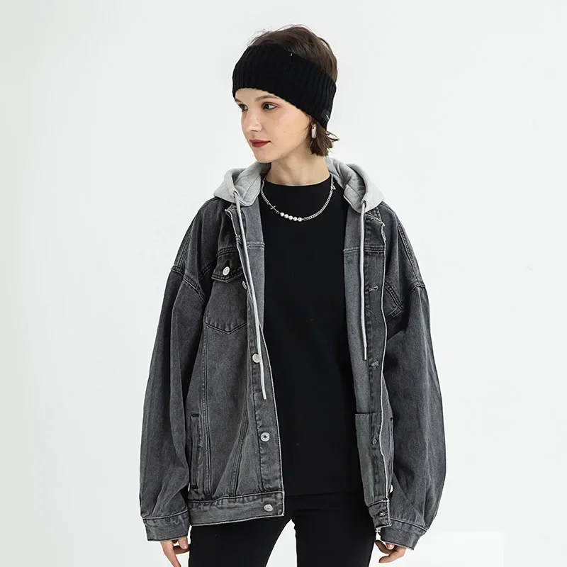 Мужская джинсовая куртка на весну и осень мужская свободная рабочая одежда с