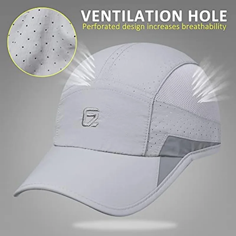 GADIEMKENSD Unstructured Baseball Cap Running Hat Outdoor Caps Quick Dry Breathable Super Light for Men Women M39